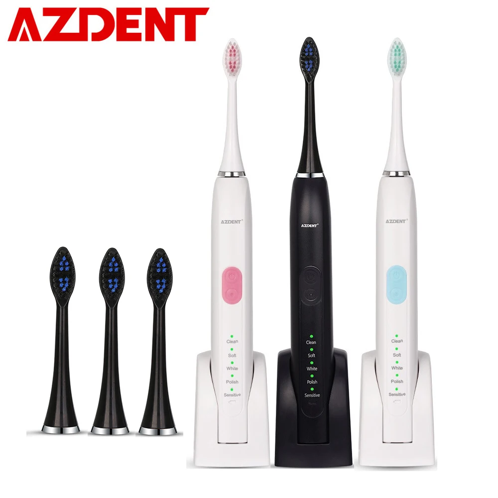 Professional 5 Modes Electric Sonic Toothbrush Ultrasonic Rechargeable 4 Toothbrush Heads Adults Timer Tooth Brush Waterproof
Professional 5 Modes Electric Sonic Toothbrush Ultrasonic Rechargeable 4 Toothbrush Heads Adults Timer Tooth Brush Waterproof