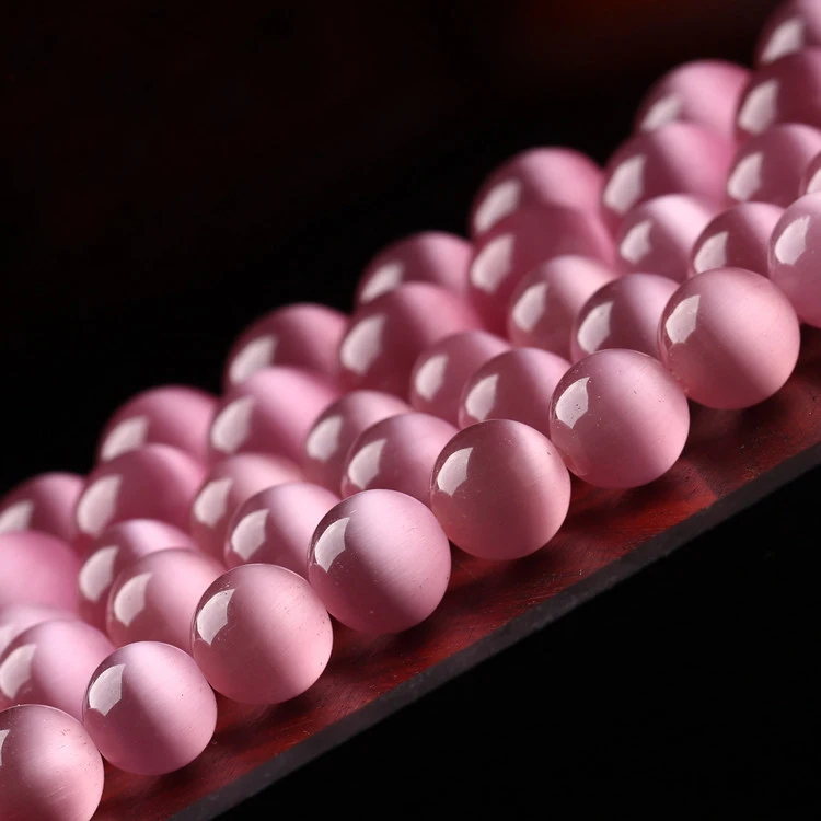 LNRRABC 4MM 6MM 8MM 10MM 12MM Pink cat's Eye Opal Cymophane Stones Round Spacer Loose Beads For Necklace Bracelet Charms Jewelry
LNRRABC 4MM 6MM 8MM 10MM 12MM Pink cat's Eye Opal Cymophane Stones Round Spacer Loose Beads For Necklace Bracelet Charms Jewelry