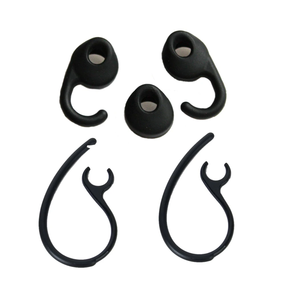 

New Set 3pcs Gel Ear bud earbuds tip + 2pcs ear hook loop earhooks For Jabra EASYCALL EASYGO CLEAR TALK