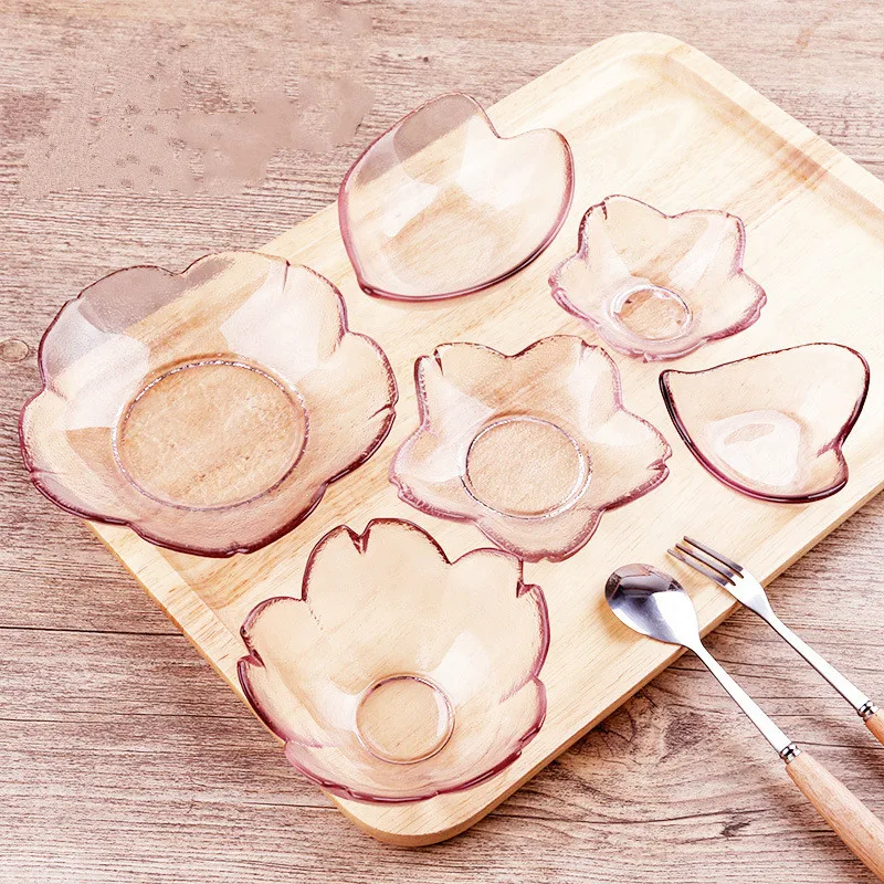 Creative Cherry Dish Japanese Style Pink Glass Seasoning Sauce Dish Side Dish Service Plate Kitchen Tableware Supplies
Creative Cherry Dish Japanese Style Pink Glass Seasoning Sauce Dish Side Dish Service Plate Kitchen Tableware Supplies