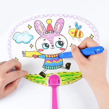 Kids Toys DIY Manual Painting Toy Fan Educational Handmade Game Painting DIY Paper Toy Graffiti Toys For Children
Kids Toys DIY Manual Painting Toy Fan Educational Handmade Game Painting DIY Paper Toy Graffiti Toys For Children