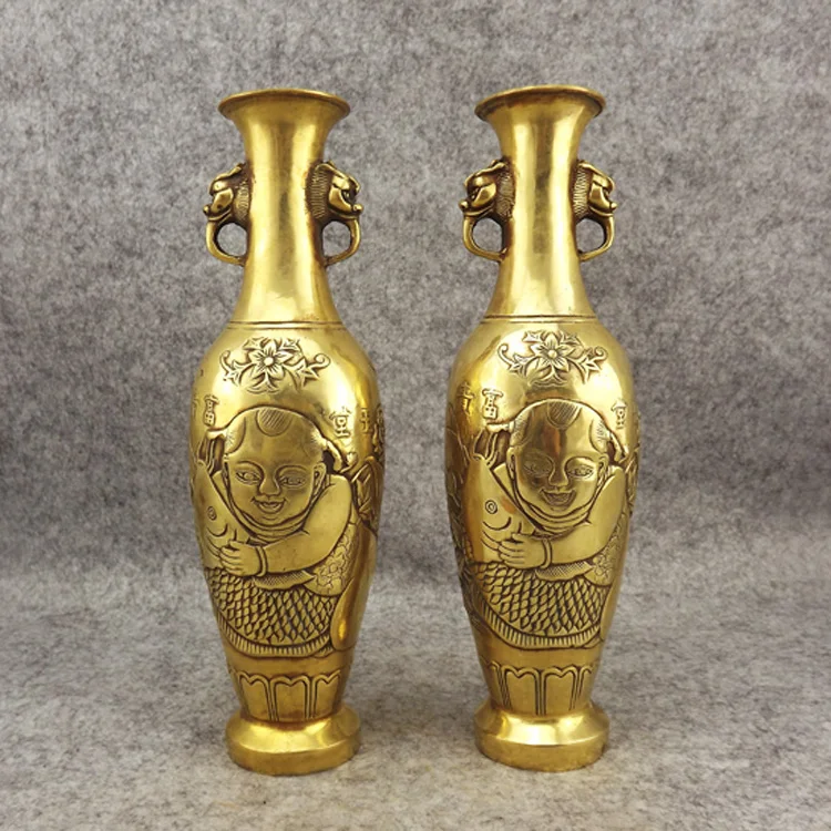 Old antique Bronze Arts & Crafts Copper vase rich copper vase home decoration business gift
Old antique Bronze Arts & Crafts Copper vase rich copper vase home decoration business gift