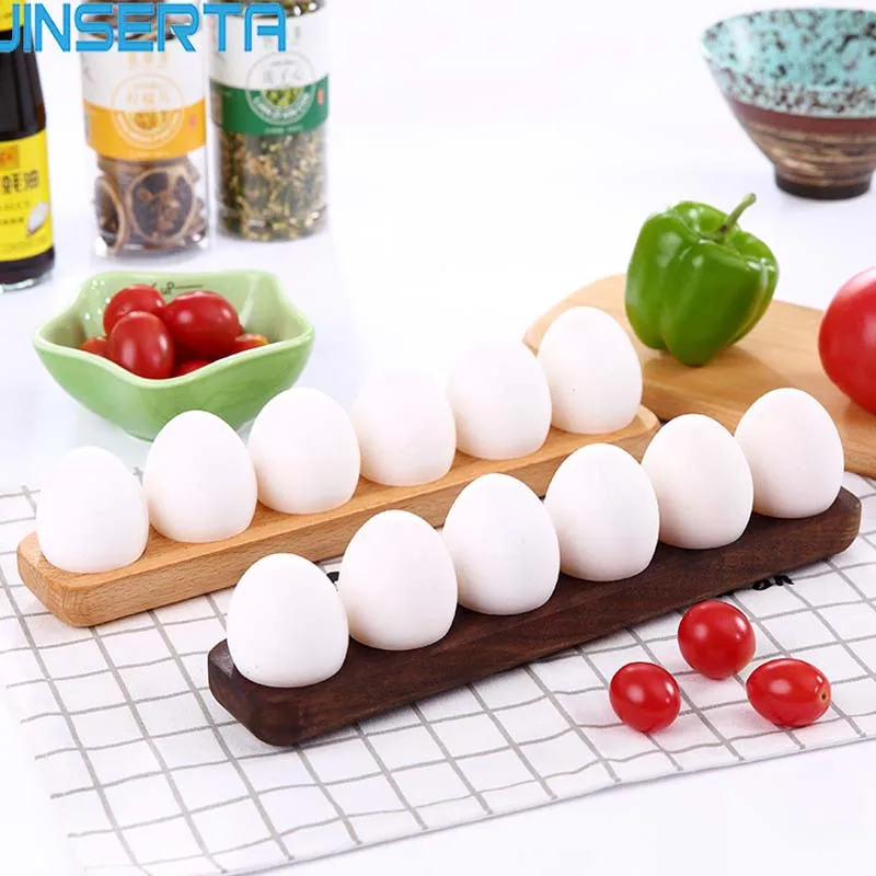 JINSERTA Egg Storage Tray Wooden Egg Storage Box Natural Black Walnut Refrigerator Kitchen Organizer Shatter-proof Shelf 
JINSERTA Egg Storage Tray Wooden Egg Storage Box Natural Black Walnut Refrigerator Kitchen Organizer Shatter-proof Shelf