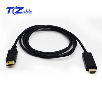 1.8m DP Male To HDMI Male Audio And Video Extension Cable Adapter Cables 3840 * 2160 60Hz HD Display Port 3D HD Visual Effects
1.8m DP Male To HDMI Male Audio And Video Extension Cable Adapter Cables 3840 * 2160 60Hz HD Display Port 3D HD Visual Effects