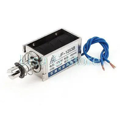JF-1253B DC 12V 24V 42N 10mm Pull Push Open Frame Wired Electromagnetic Linear Solenoid
JF-1253B DC 12V 24V 42N 10mm Pull Push Open Frame Wired Electromagnetic Linear Solenoid