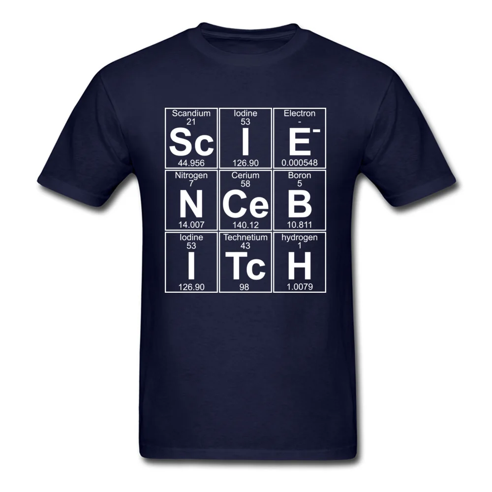 Fashionable comfortable Crewneck T-shirts Summer Tees Short Sleeve for Men Rife Cotton Simple Style Tshirts Drop Shipping Sc I E N Ce B I Tc H science bitch navy