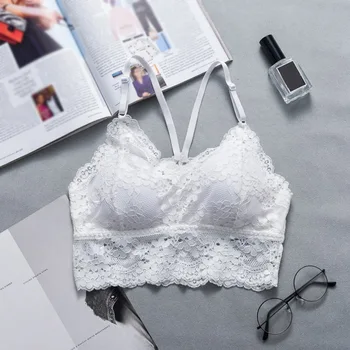 Bralette Bra Female Tops Hot Sale Female Lace Strap Wrapped Chest Shirt Top New Embroidery Underwear Bras For Women
Bralette Bra Female Tops Hot Sale Female Lace Strap Wrapped Chest Shirt Top New Embroidery Underwear Bras For Women
