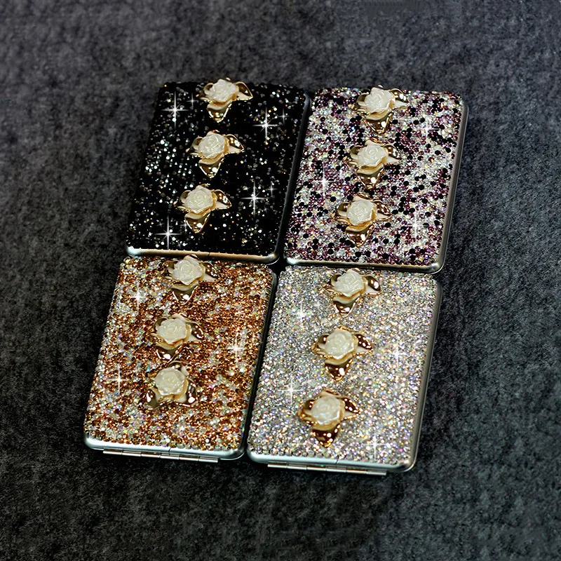 Luxurious Shiny Petals Crystal Diamond Ms 20 Cigarette Case Slim Metal Portable Anti-pressure Trumpet Cigarette Box Love Gift
Luxurious Shiny Petals Crystal Diamond Ms 20 Cigarette Case Slim Metal Portable Anti-pressure Trumpet Cigarette Box Love Gift