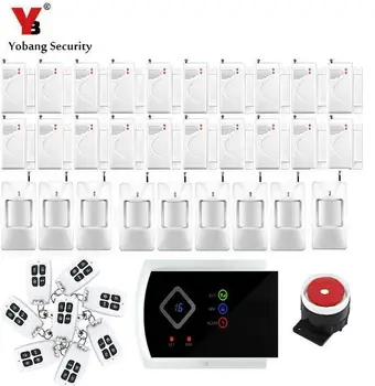 Yobang Security-Wireless Alarm Systems Security Home Russian English Voice Auto dial 433Mhz APP Remote Control GSM Alarm System
Yobang Security-Wireless Alarm Systems Security Home Russian English Voice Auto dial 433Mhz APP Remote Control GSM Alarm System