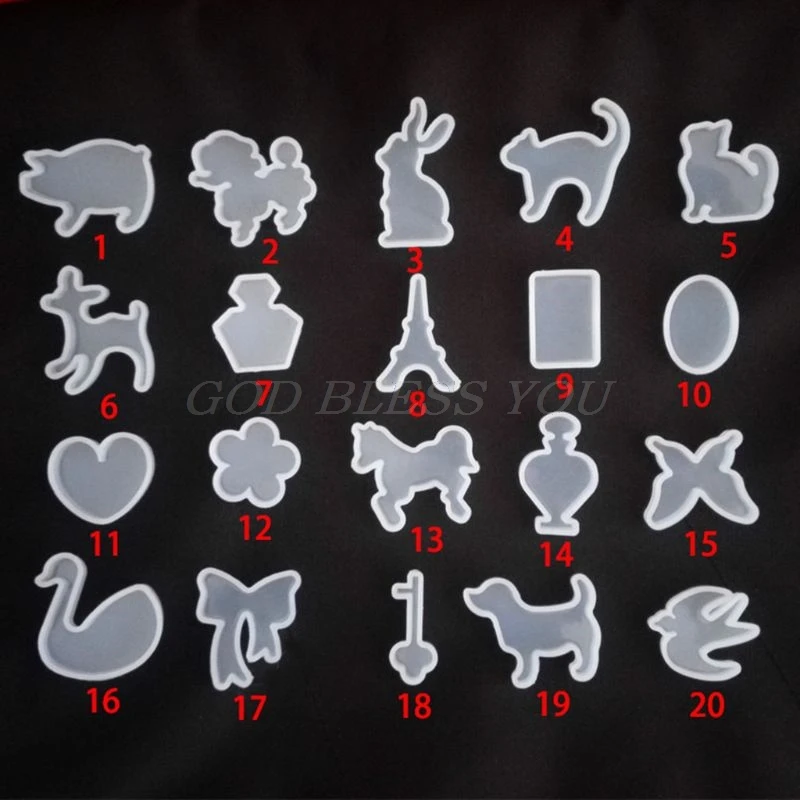 Mini Cartoon Shape Silicone Epoxy Resin UV Glue Crafts Mold Creative DIY Pendant Brooch Jewelry Tool Accessory
Mini Cartoon Shape Silicone Epoxy Resin UV Glue Crafts Mold Creative DIY Pendant Brooch Jewelry Tool Accessory