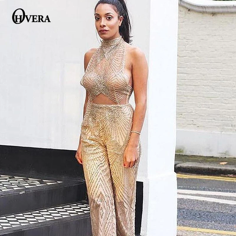 Ohvera Club Mesh Sequin Bodycon Jumpsuit Summer Sexy Romper Womens Jumpsuit Backless Overalls For Women Elegant
Ohvera Club Mesh Sequin Bodycon Jumpsuit Summer Sexy Romper Womens Jumpsuit Backless Overalls For Women Elegant