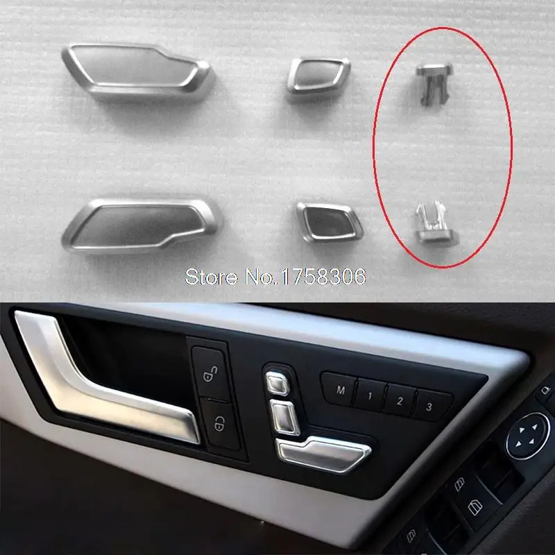Angelguoguo 6PCS/SET Car Interior Decoration fit for Mercedes-Benz A B CLA GLA Class Auto Seat adjustment button switch trim
Angelguoguo 6PCS/SET Car Interior Decoration fit for Mercedes-Benz A B CLA GLA Class Auto Seat adjustment button switch trim