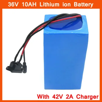 Rechargeable 36V 10AH battery 36 Volt 10S Scooter Electric Bike bateria 36 V Ebike Lithium battery with 15A BMS 42V 2A charger
Rechargeable 36V 10AH battery 36 Volt 10S Scooter Electric Bike bateria 36 V Ebike Lithium battery with 15A BMS 42V 2A charger