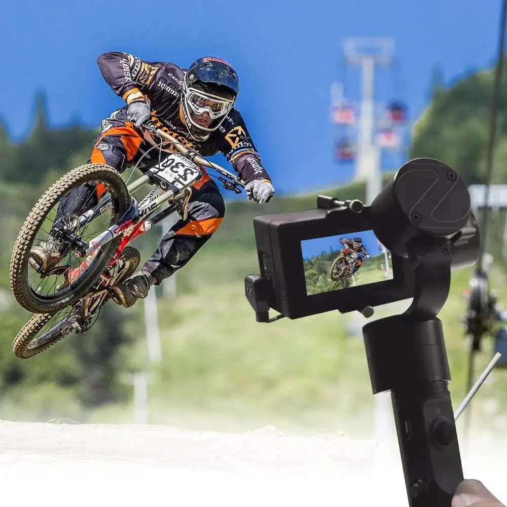 Zhiyun Evolution 3-Axis Handheld Gimbal Stabilizer for GoPro Hero 6 5 4 3 XiaoMi Yi SJ4000 SJ5000 Sport Cameras,CNC Aluminum8