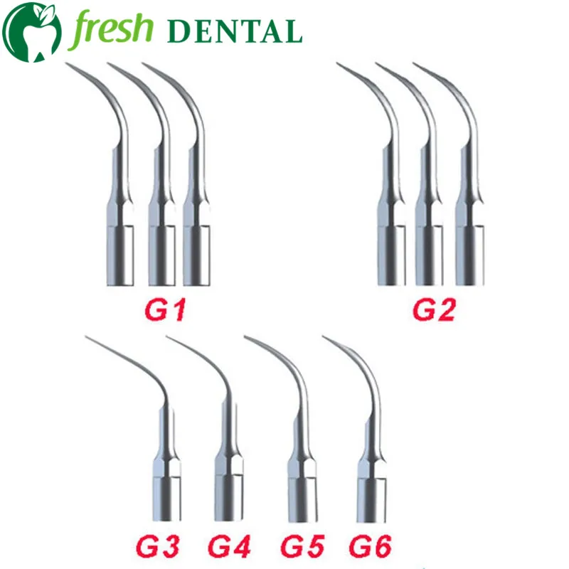 10PCS Dental Ultrasonic piezo Scaler Tips Dental Ultrasonic Scaler Scaling Tip G1 G2 G3 G4 G5 G6 For EMS & WOODPECKER
10PCS Dental Ultrasonic piezo Scaler Tips Dental Ultrasonic Scaler Scaling Tip G1 G2 G3 G4 G5 G6 For EMS & WOODPECKER