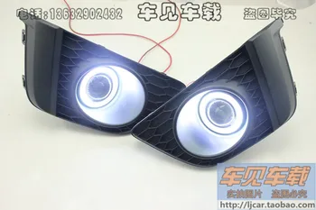 LED DRL daytime running light COB angel eye, projector lens fog lamp with cover for honda fit, 2 pcs, wireless swtich
LED DRL daytime running light COB angel eye, projector lens fog lamp with cover for honda fit, 2 pcs, wireless swtich