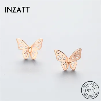 INZATT Charm 925 Sterling Silver butterfly Stud Earrings Hollow Animal Shaped 100% Guarantee Anti-allergy Pin For Women Bijoux
INZATT Charm 925 Sterling Silver butterfly Stud Earrings Hollow Animal Shaped 100% Guarantee Anti-allergy Pin For Women Bijoux