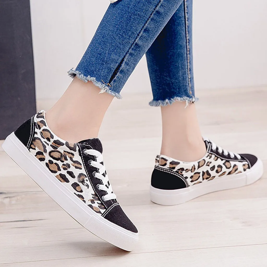 Women's Fashion Spring Leopard Flat Shoes Ladies Quality Sneakers Outdoor Lace-up Female Casual Shoes #G35
Women's Fashion Spring Leopard Flat Shoes Ladies Quality Sneakers Outdoor Lace-up Female Casual Shoes #G35