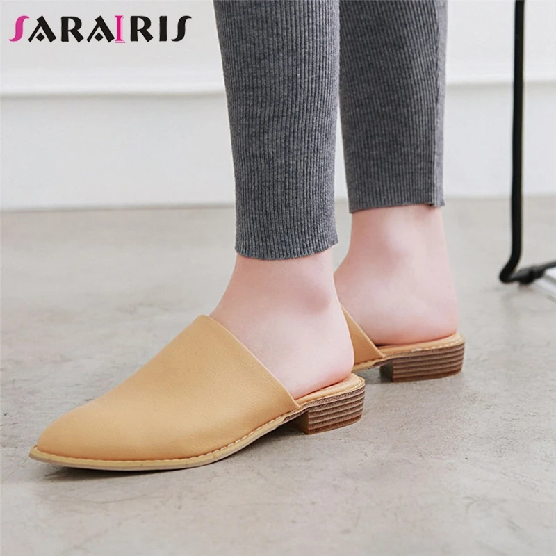 SARAIRIS Brand New Plus Size 34-48 Spring Summer Muler Slip On Women Shoes Woman Casual Party Office Footwear Shoes Female
SARAIRIS Brand New Plus Size 34-48 Spring Summer Muler Slip On Women Shoes Woman Casual Party Office Footwear Shoes Female