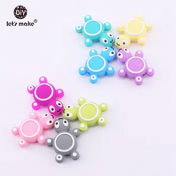 Let's Make 20pc Baby Teether Animal Shape Of Mini Tortoise Perle Silicone Turtle Beads DIY Sensory Activity Rattle Teething Toys
Let's Make 20pc Baby Teether Animal Shape Of Mini Tortoise Perle Silicone Turtle Beads DIY Sensory Activity Rattle Teething Toys