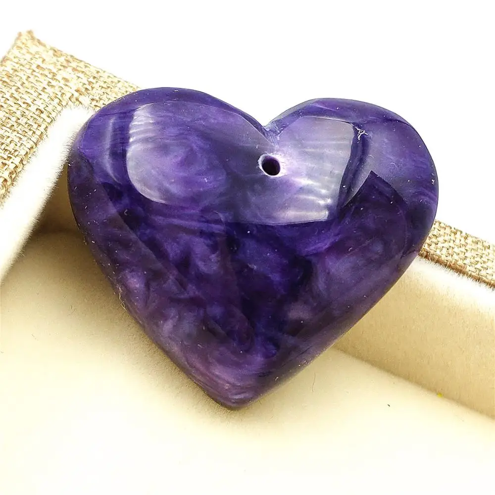 Top Natural Purple Charoite Gemstone Heart Love Shape Pendant Women Men 32x27x10mm Love Beads Fashion Necklace Jewelry AAAA
Top Natural Purple Charoite Gemstone Heart Love Shape Pendant Women Men 32x27x10mm Love Beads Fashion Necklace Jewelry AAAA