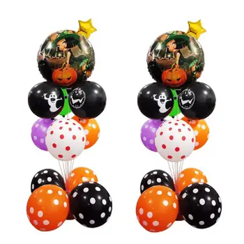 2 Sets Column Balloons Set Aluminum Foil Latex Balloon Halloween Party Supplies Ornaments Decorations (Round Witch)
2 Sets Column Balloons Set Aluminum Foil Latex Balloon Halloween Party Supplies Ornaments Decorations (Round Witch)