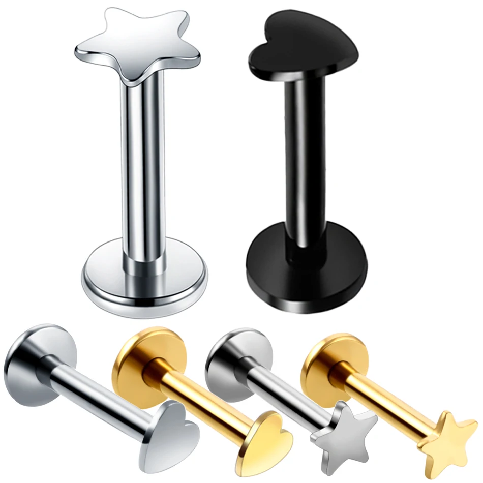 1PC 16G Surgical Stainless Steel Labret Lip Stud Piercing Ear Cartilage Ear Stud Ombligo Ear Pircing Body Jewelry
1PC 16G Surgical Stainless Steel Labret Lip Stud Piercing Ear Cartilage Ear Stud Ombligo Ear Pircing Body Jewelry