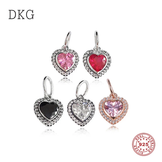 5 Colors Authentic 925 Sterling Silver Fashion Heart-shaped Crystal Pendant Beads Fit for Women's Charm Bracelet DIY Jewelry
5 Colors Authentic 925 Sterling Silver Fashion Heart-shaped Crystal Pendant Beads Fit for Women's Charm Bracelet DIY Jewelry