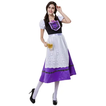 Adults Purple German Oktoberfest Cosplay Women Lady Long Maid Performance Costumes Party Decor Costume Halloween Christmas
Adults Purple German Oktoberfest Cosplay Women Lady Long Maid Performance Costumes Party Decor Costume Halloween Christmas