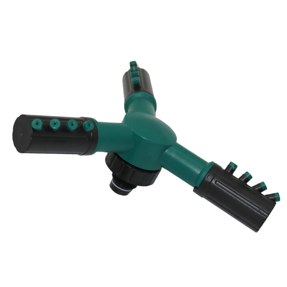 3-head Garden Watering Systems 360 Degree Automatic Rotating Watering Sprinkler Irrigation System with 1/2" Male thread
3-head Garden Watering Systems 360 Degree Automatic Rotating Watering Sprinkler Irrigation System with 1/2" Male thread