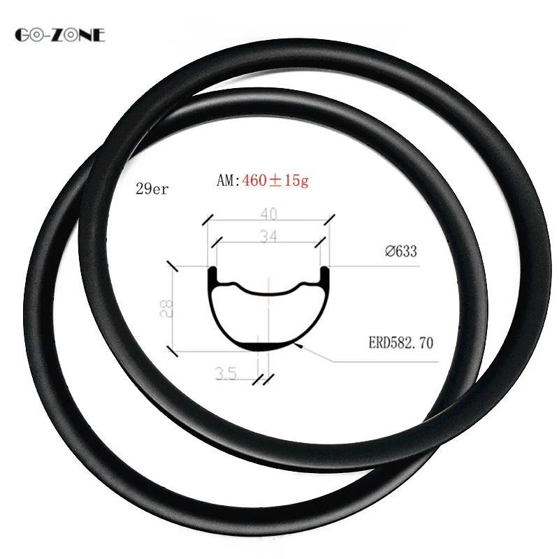 Go-zone 29er MTB AM tubeless carbon wheel 40mm width 28mm depth glossy/matte asymmetric mountain bike carbon rim
Go-zone 29er MTB AM tubeless carbon wheel 40mm width 28mm depth glossy/matte asymmetric mountain bike carbon rim