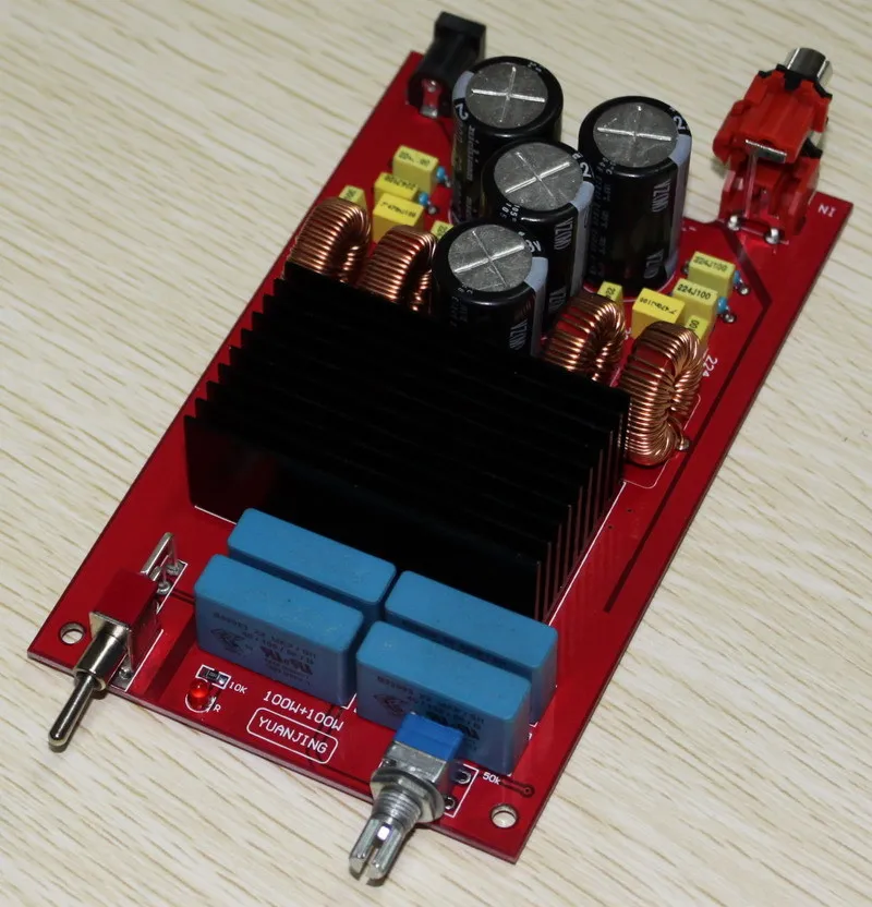 DC32V 100W*2 TDA7498 Class D audio digital amplifier board computer amplifier board
DC32V 100W*2 TDA7498 Class D audio digital amplifier board computer amplifier board