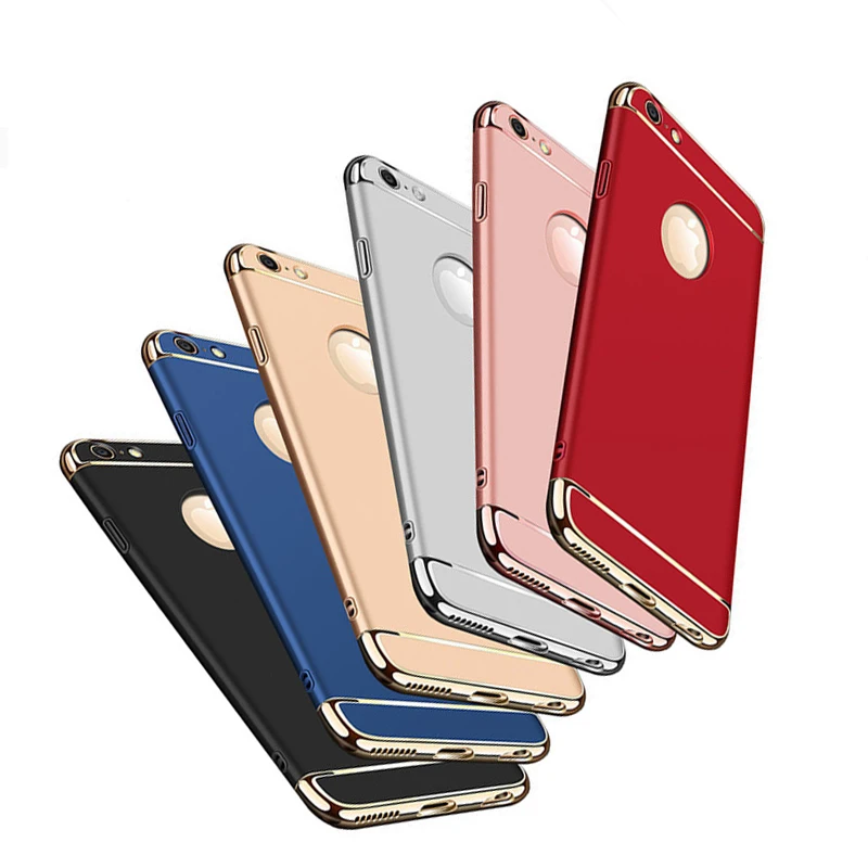 Luxury 3 in 1 Plating Hard PC Case For iPhone X 10 XR XS Max Back Cover For Apple iPhone 5 5S SE 6 6S 7 8 Plus Phone Case Shell
Luxury 3 in 1 Plating Hard PC Case For iPhone X 10 XR XS Max Back Cover For Apple iPhone 5 5S SE 6 6S 7 8 Plus Phone Case Shell