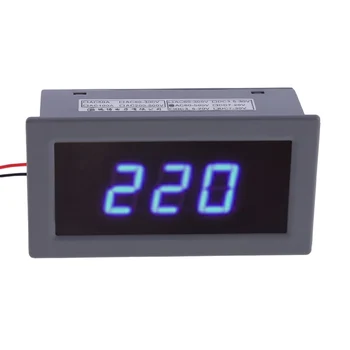 LED Voltmeter Digital Meter AC220V 60V-300V 0.56 Inch Digital Voltage Meter Voltmeter Panel Display Electrical Instruments DA
LED Voltmeter Digital Meter AC220V 60V-300V 0.56 Inch Digital Voltage Meter Voltmeter Panel Display Electrical Instruments DA