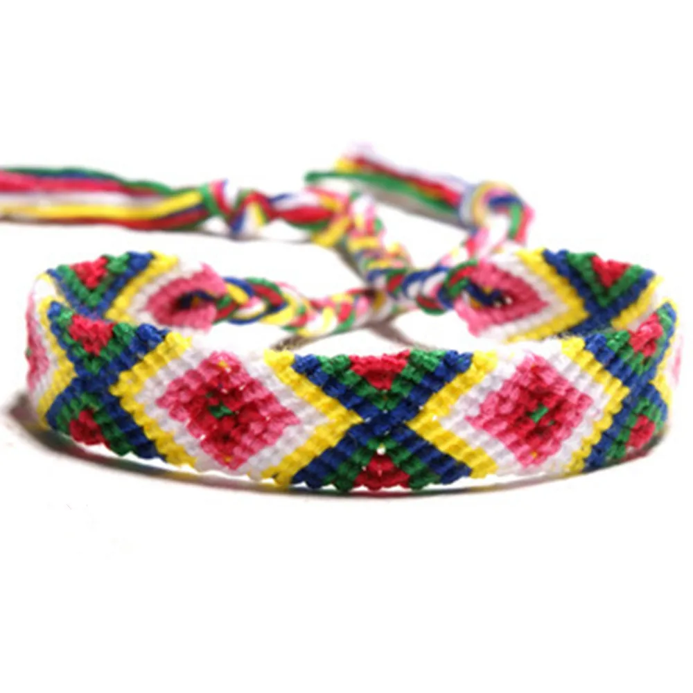 Retro Handmade Bracelet Anklet Bohemian Thread Multicolor String Cord Woven Braided Hippie Boho Bracelets Women Men Jewelry Gift
Retro Handmade Bracelet Anklet Bohemian Thread Multicolor String Cord Woven Braided Hippie Boho Bracelets Women Men Jewelry Gift