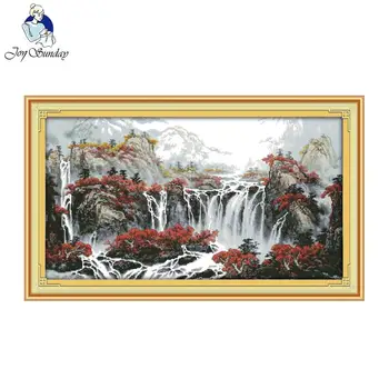 Joy Sunday Autumn Mountain With Fountain Counted Cross Stitch Cross Stitch Kit For Embroidery Home Decor Needlework Cross Stitch
Joy Sunday Autumn Mountain With Fountain Counted Cross Stitch Cross Stitch Kit For Embroidery Home Decor Needlework Cross Stitch