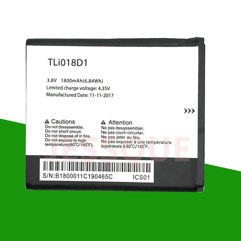 1800mAh TLi018D1 Battery for Alcatel one touch Pop D5 Dual 5038x OT5038X Pop 3 5015D OT 5016 5051A phone battery
1800mAh TLi018D1 Battery for Alcatel one touch Pop D5 Dual 5038x OT5038X Pop 3 5015D OT 5016 5051A phone battery