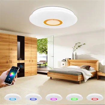 LED Music ceiling Light with Bluetooth Phone APP control RGB Color Changing Lighting led ceiling lamp Indoor atmosphere lights
LED Music ceiling Light with Bluetooth Phone APP control RGB Color Changing Lighting led ceiling lamp Indoor atmosphere lights