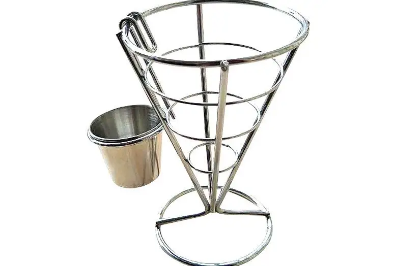 1PC Plating Single and Double Head French Fries Stand Buffet Cone Snacks Display Stand Fries Baskets QA 042
1PC Plating Single and Double Head French Fries Stand Buffet Cone Snacks Display Stand Fries Baskets QA 042