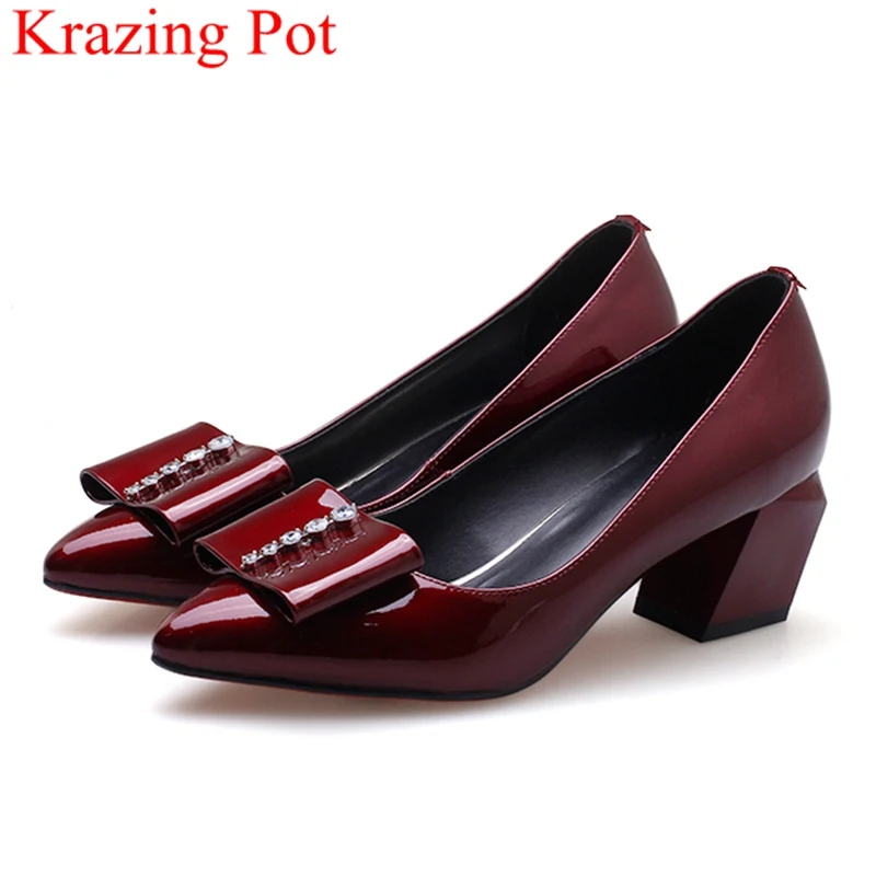 2018 new arrival butterfly-knot cow leather shallow women pumps pointed toe elegant slip on sweet mature office lady shoes L9f5
2018 new arrival butterfly-knot cow leather shallow women pumps pointed toe elegant slip on sweet mature office lady shoes L9f5