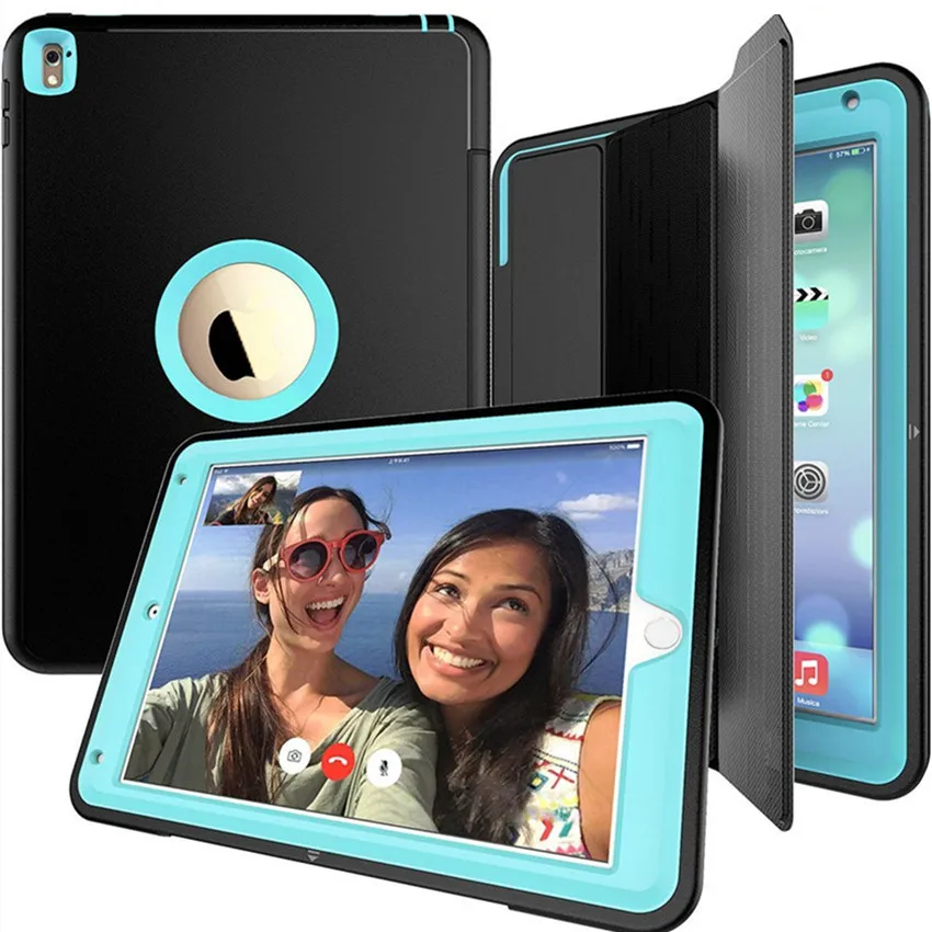 For iPad Pro 9.7 Case, Three Layer Heavy Duty Magnetic Auto Sleep Wake Cover Full Body Protective Smart cases for ipad pro 9.7
For iPad Pro 9.7 Case, Three Layer Heavy Duty Magnetic Auto Sleep Wake Cover Full Body Protective Smart cases for ipad pro 9.7