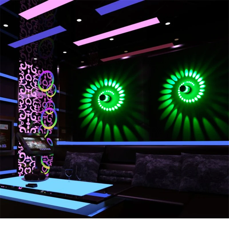 Led spiral aluminum wall lamp (6)