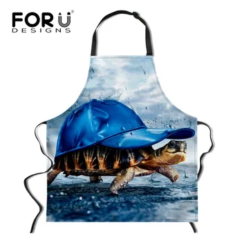 FORUDESIGNS Cool Printing 3d Animal Elephant Turtle Lion Cooking Apron Sleeveless Men Women Kitchen Chef Aprons Work Baking Bib
FORUDESIGNS Cool Printing 3d Animal Elephant Turtle Lion Cooking Apron Sleeveless Men Women Kitchen Chef Aprons Work Baking Bib