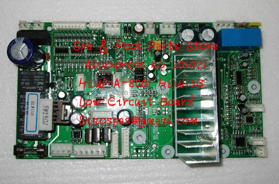 Low Voltage circuit board for HLW15B hot tub controller Pack Monalisa,Jazzi,Sunrans Infinity Megastore spa
Low Voltage circuit board for HLW15B hot tub controller Pack Monalisa,Jazzi,Sunrans Infinity Megastore spa