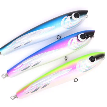 CASTFUN Big Game Sea Fishing Wood Fishing Lure 125g 22cm Leurre Souple Topwater Trolling Pencil Fishing Lure Hard Bait
CASTFUN Big Game Sea Fishing Wood Fishing Lure 125g 22cm Leurre Souple Topwater Trolling Pencil Fishing Lure Hard Bait