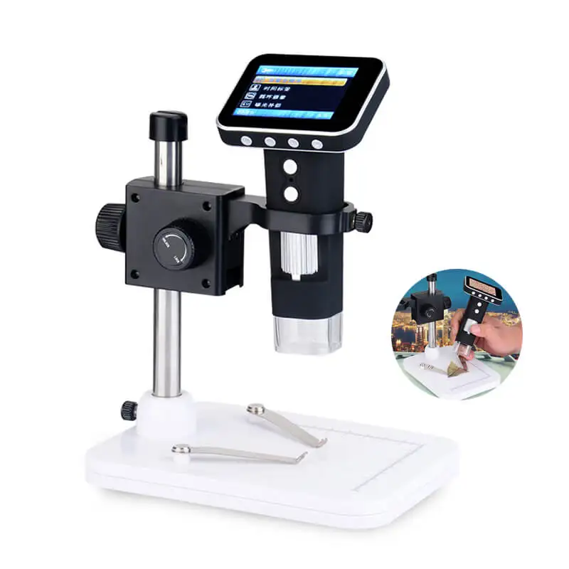Elecrow New Arrival 500x Portable USB 2.0 & USB 1.1 Compatible Digital Microscope with 2.4inch HD Screen Integrated Stand
Elecrow New Arrival 500x Portable USB 2.0 & USB 1.1 Compatible Digital Microscope with 2.4inch HD Screen Integrated Stand