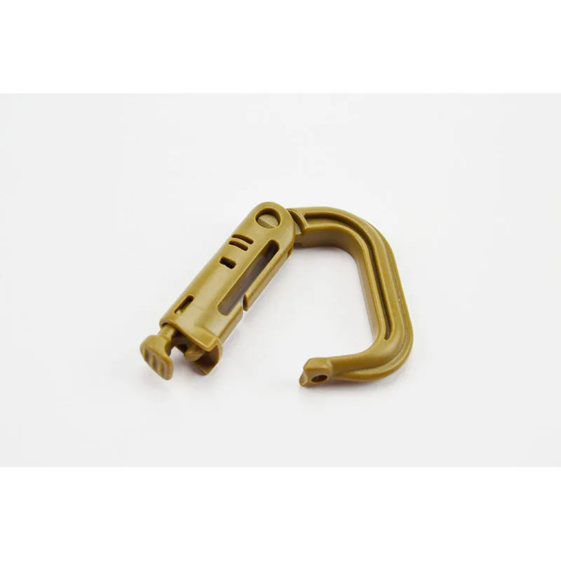 Plastic D Carabiner Open
