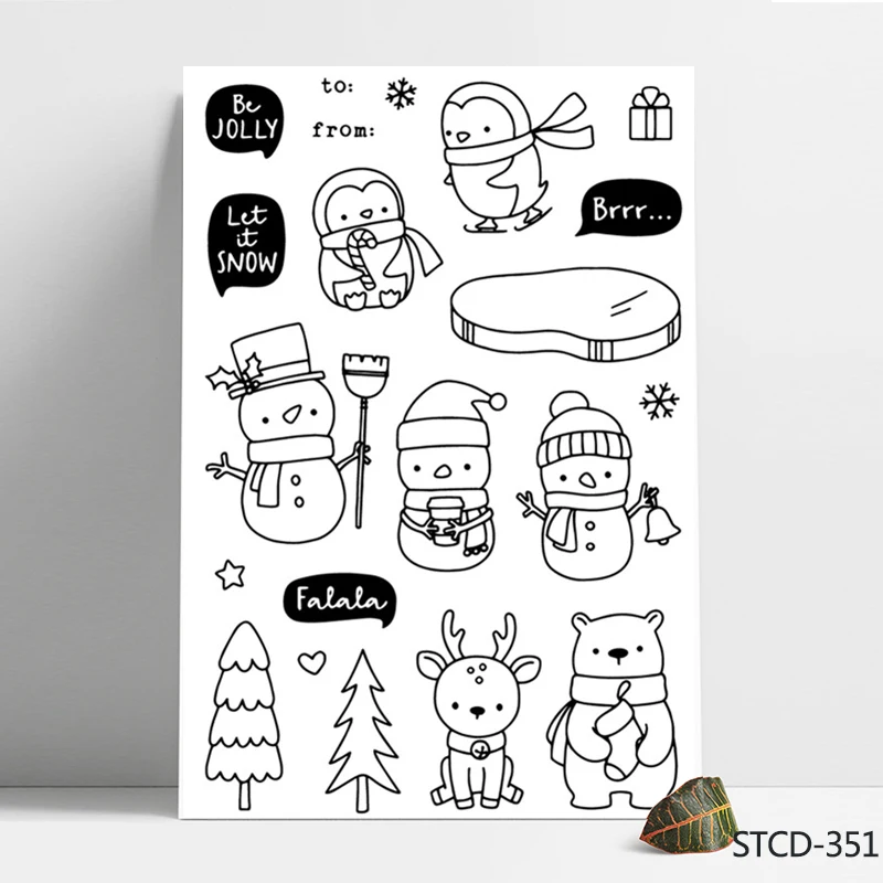 AZSG Cartoon Snowman Transparent Silicone Stamp/Seal DIY Scrapbooking/ Album Decoration Transparent Stamp Cutting Die Set
AZSG Cartoon Snowman Transparent Silicone Stamp/Seal DIY Scrapbooking/ Album Decoration Transparent Stamp Cutting Die Set