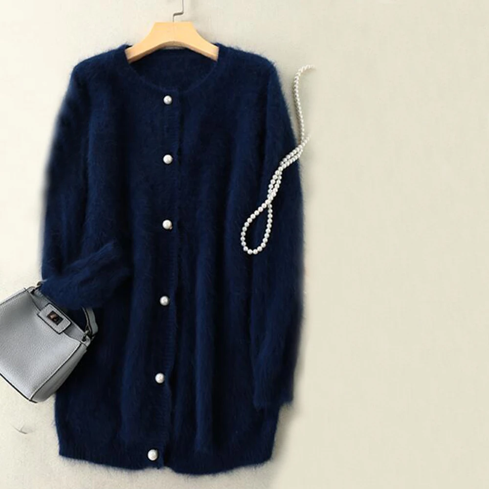 2019 High Quality Button Decorate Women Long Sweater Natural Genuine Mink Cashmere Cardigans for Female girls tbsr348
2019 High Quality Button Decorate Women Long Sweater Natural Genuine Mink Cashmere Cardigans for Female girls tbsr348