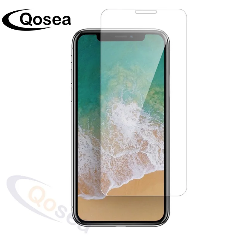 Qosea для iPhone XS Max XR Защитная пленка экрана 9 H прозрачная крышка 2018 ультратонкое